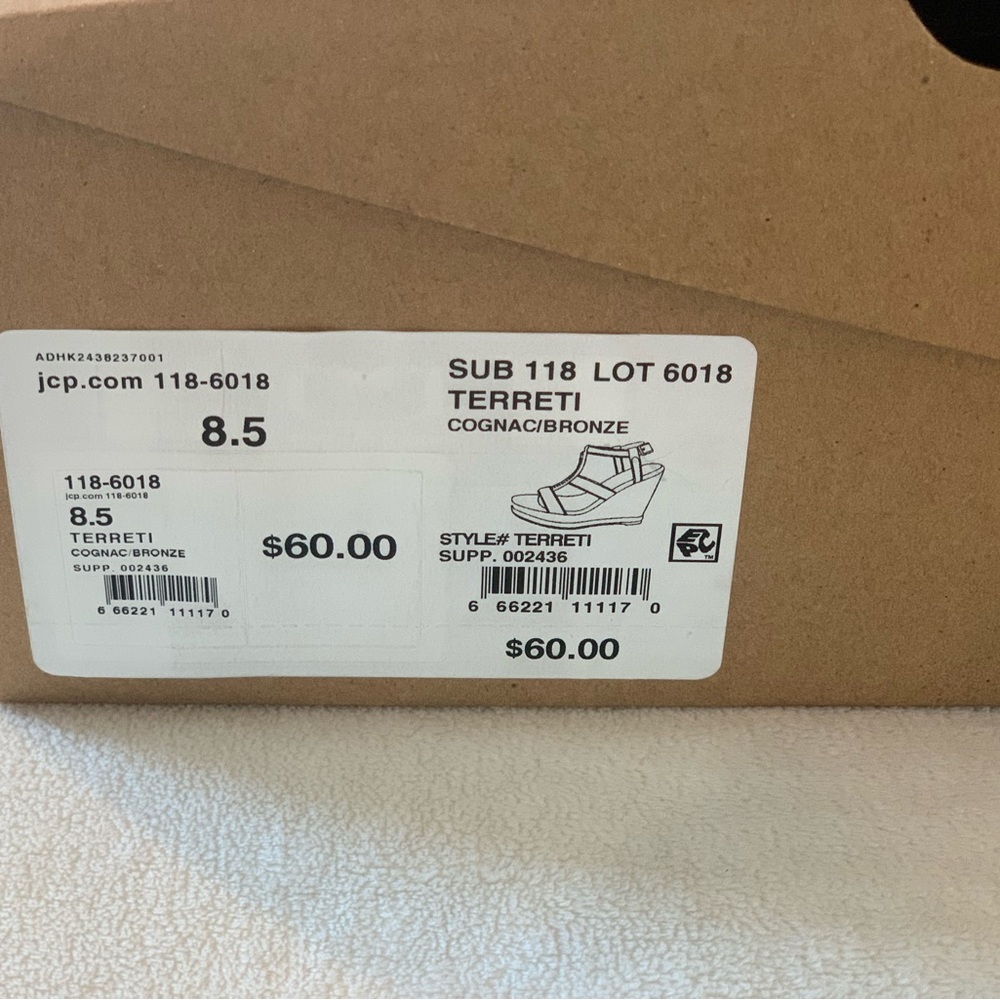 Call It Spring Size 8.5 Brown Wedges - image 8